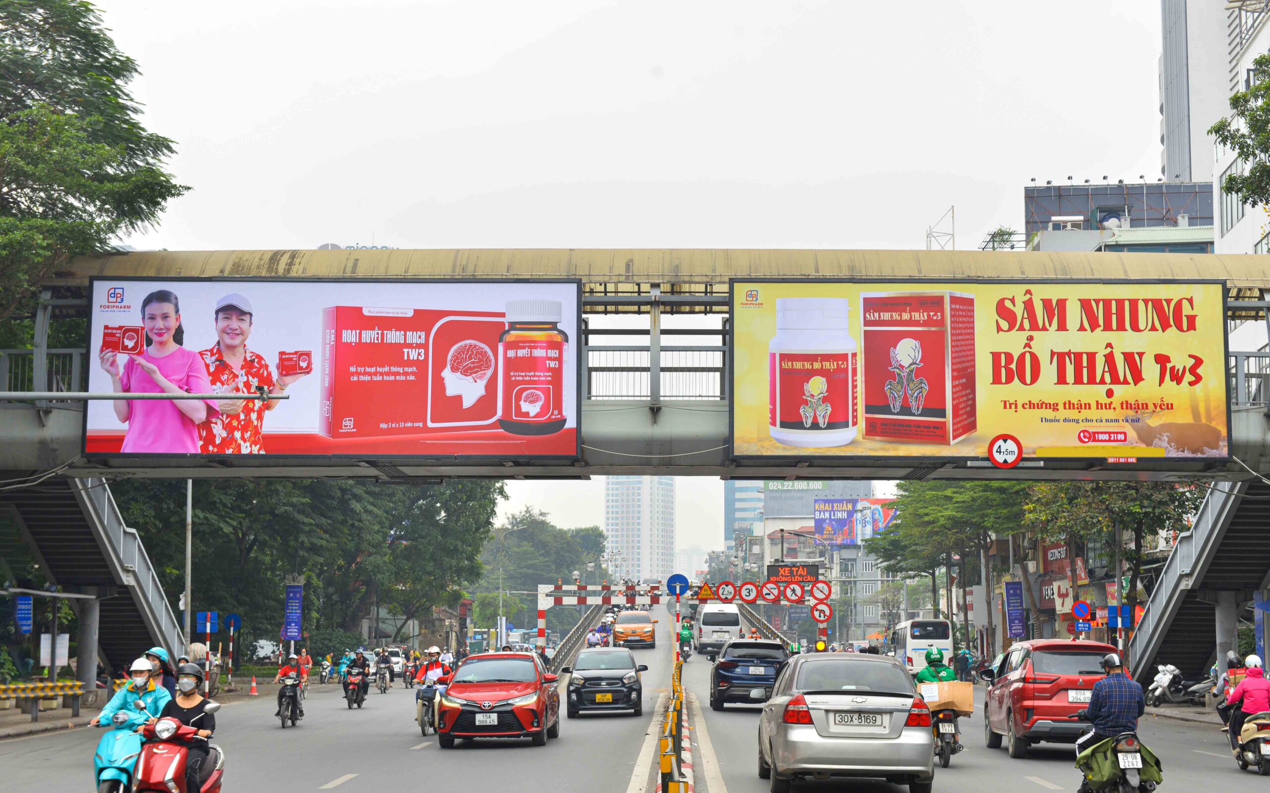 Ảnh gần hướng nhìn từ Nguyễn Lương Bằng đi Tây Sơn (2M)