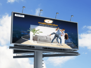 Các biển quảng cáo tầm cao thường có kích thước khá lớn